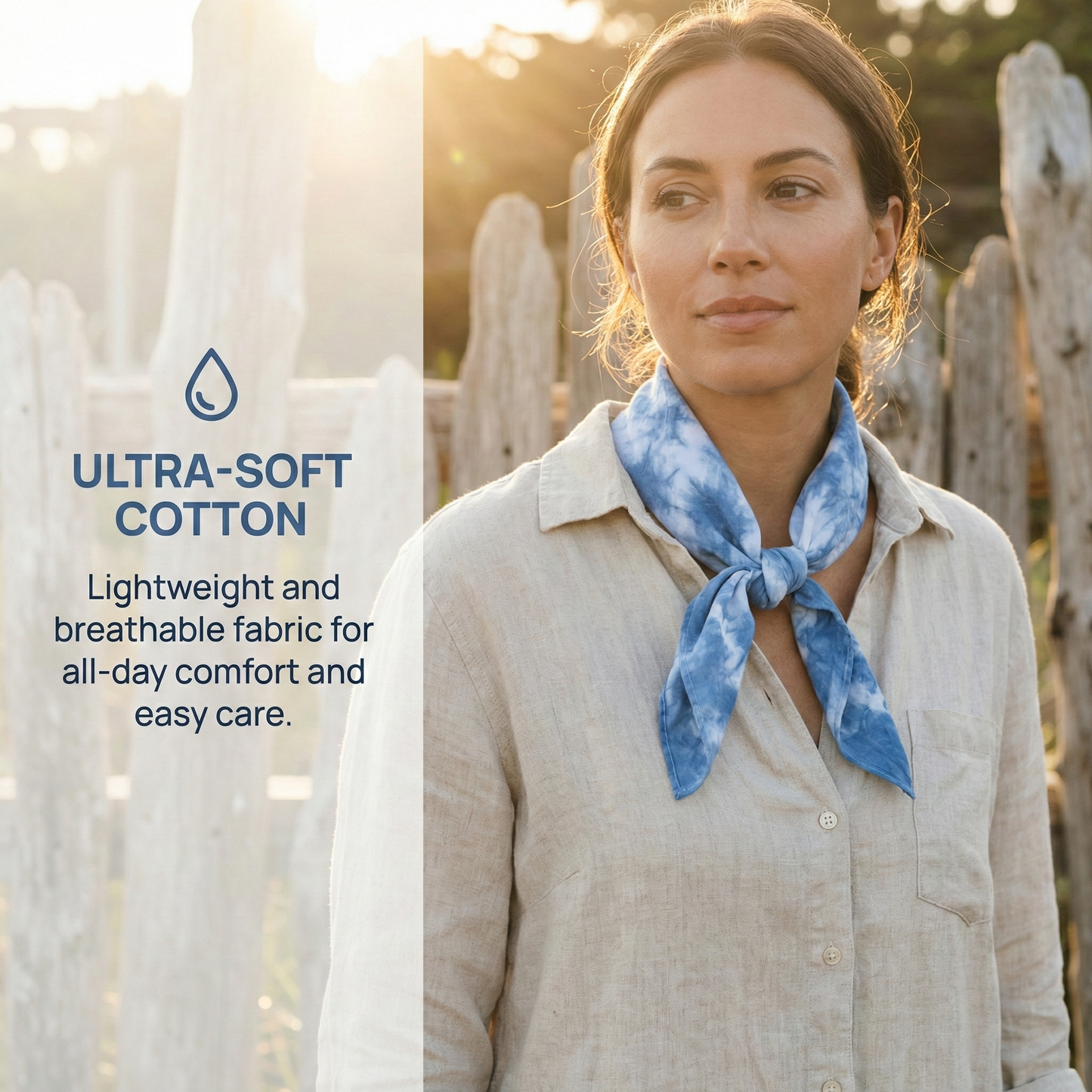 Dali Bai ethnic group handmade plant-dyed indigo triangular headscarf, cotton headscarf, fashion headscarf