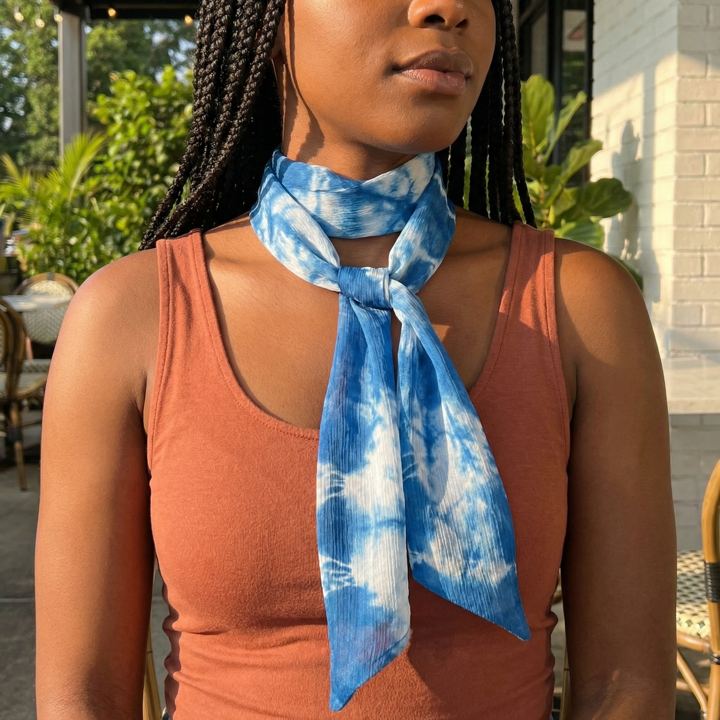 Handmade Tie-Dye Wide Headband，For Yoga, Sport & Boho Chic Style